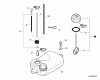 Echo PB-265L - Back Pack Blower, S/N: P09312001001 - P09312999999 Ersatzteile Fuel System  S/N: P09312001001 - P09312153676