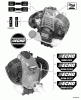 Echo SRM-265S - String Trimmer, S/N:S79712001001 - S79712999999 Ersatzteile Labels