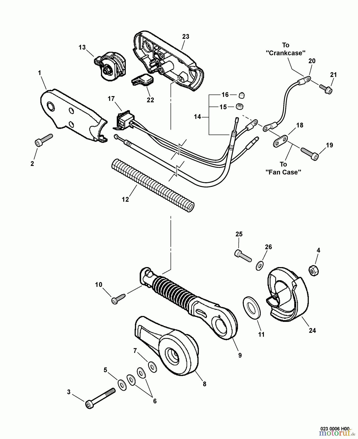 Echo Bläser / Sauger / Häcksler / Mulchgeräte PB-265L - Echo Back Pack Blower, S/N: P07811001001 - P07811999999 Hip Mount Throttle