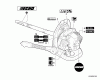 Echo PB-265L - Back Pack Blower, S/N: P09312001001 - P09312999999 Ersatzteile Labels