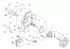 Echo SRM-270 - String Trimmer/Brush Cutter, S/N: 36001001 - 36999999 Ersatzteile Fan Cover, Magneto, Clutch