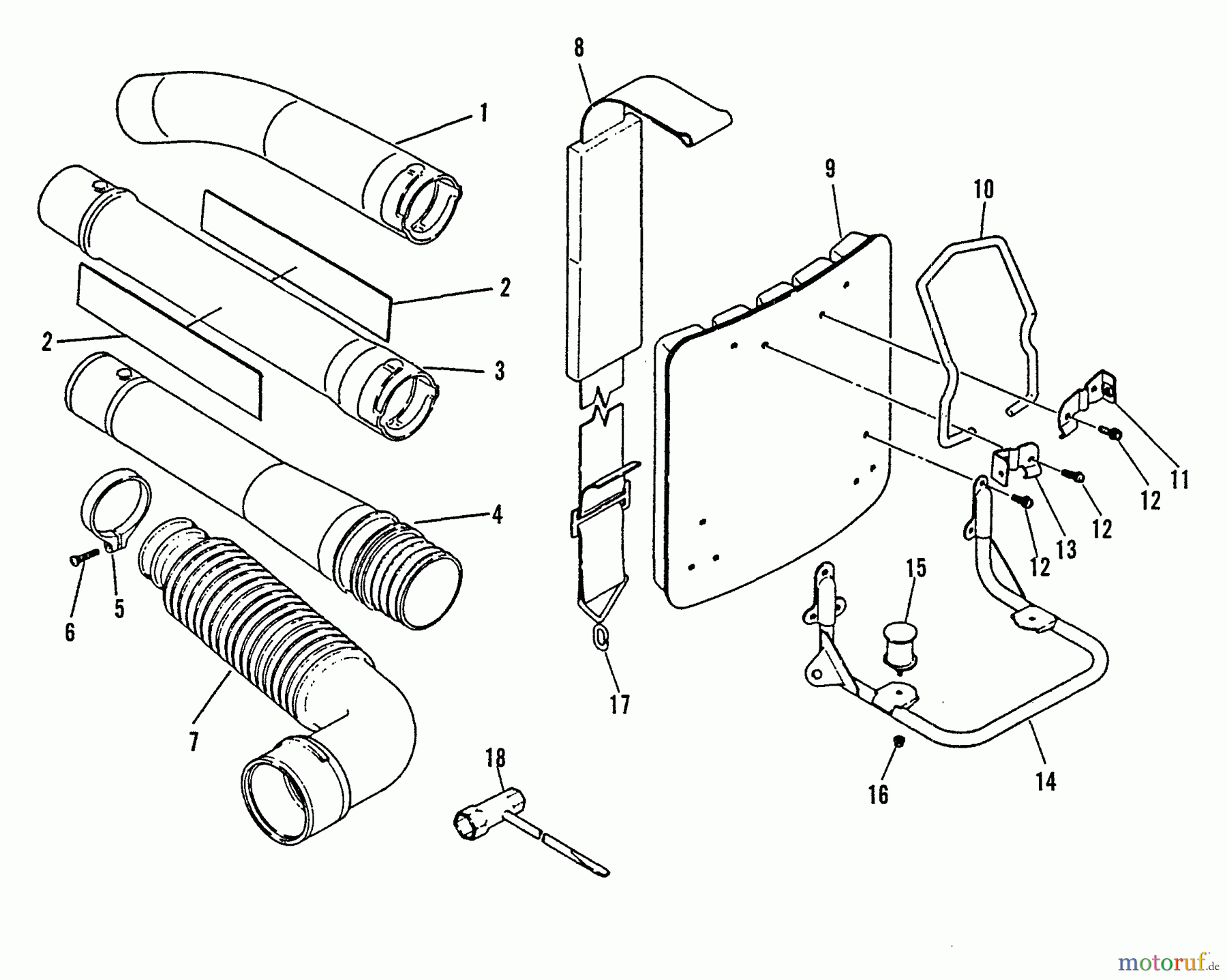  Echo Bläser / Sauger / Häcksler / Mulchgeräte	 PB-300E - Echo Back Pack Blower, S/N 0000000 - 0049616 Backpack Frame, Blower Tubes, Strap, Tools