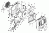 Echo PB-300E - Back Pack Blower, S/N 0000000 - 0049616 Ersatzteile Fan, Housings, Handle, Throttle