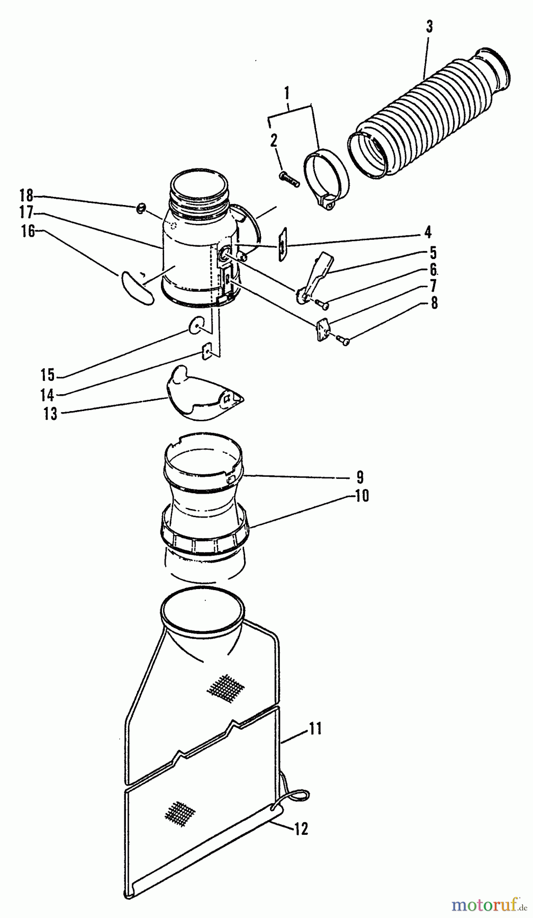  Echo Bläser / Sauger / Häcksler / Mulchgeräte	 PB-300E - Echo Back Pack Blower, S/N 0000000 - 0049616 Vac Attch