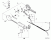Echo SRM-280 - String Trimmer, S/N:S81513001001 - S81513999999 Ersatzteile Control Handle, Control Cable Assembly  S/N: S81513001001 - S81513006555