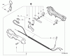Echo SRM-280 - String Trimmer, S/N:S81513001001 - S81513999999 Ersatzteile Control Handle, Control Cable Assembly  S/N: S81513006556 - S81513999999