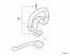 Echo SRM-280 - String Trimmer, S/N:S81513001001 - S81513999999 Ersatzteile Front Handle