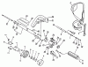 Echo SRM-3000 - String Trimmer, S/N:027001 - 034000 Ersatzteile Driveshaft, Throttle, Stop Switch, Handles, Clutch Housing, Harness