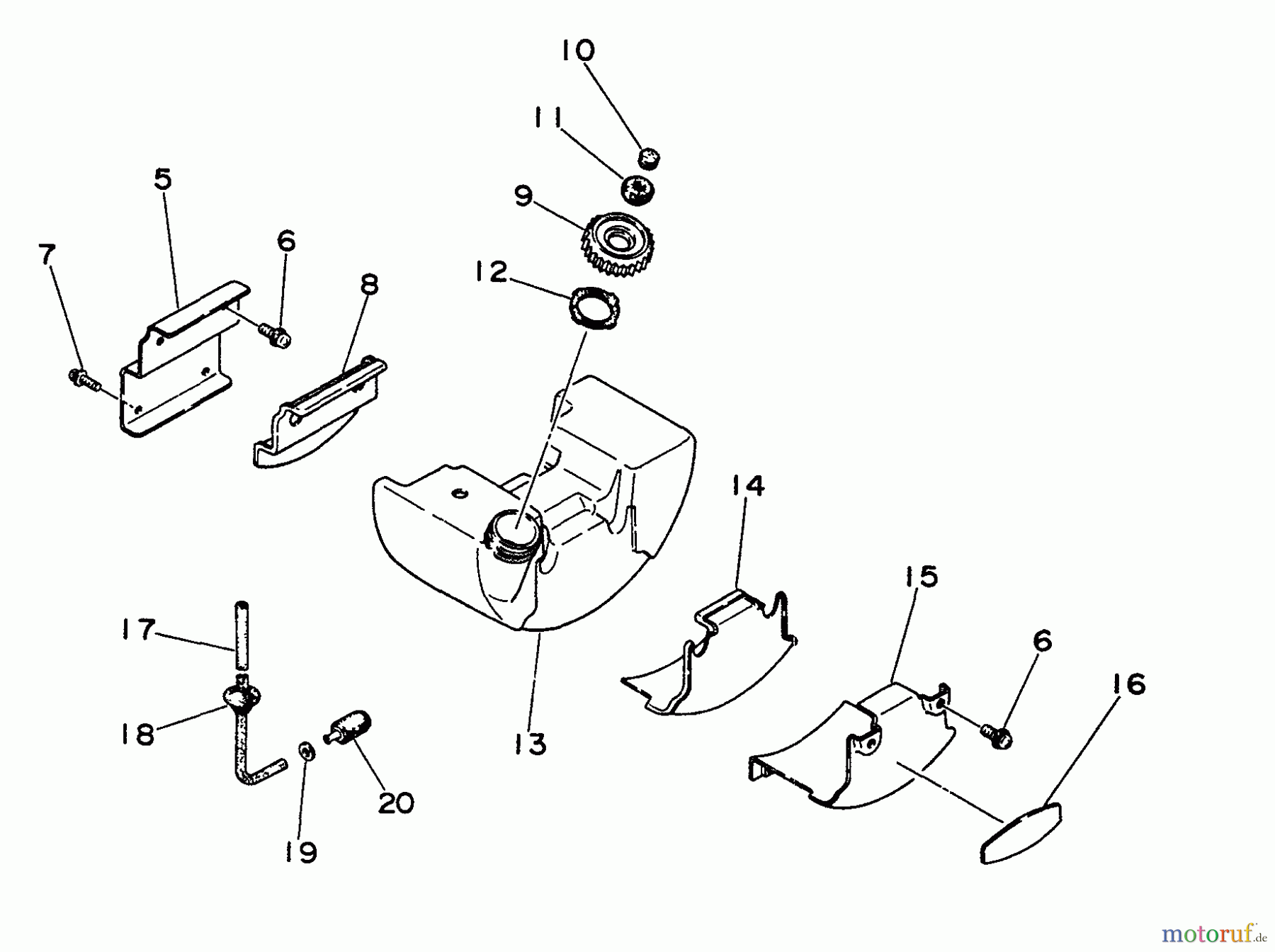  Echo Trimmer, Faden / Bürste SRM-300AE1 - Echo String Trimmer Fuel System