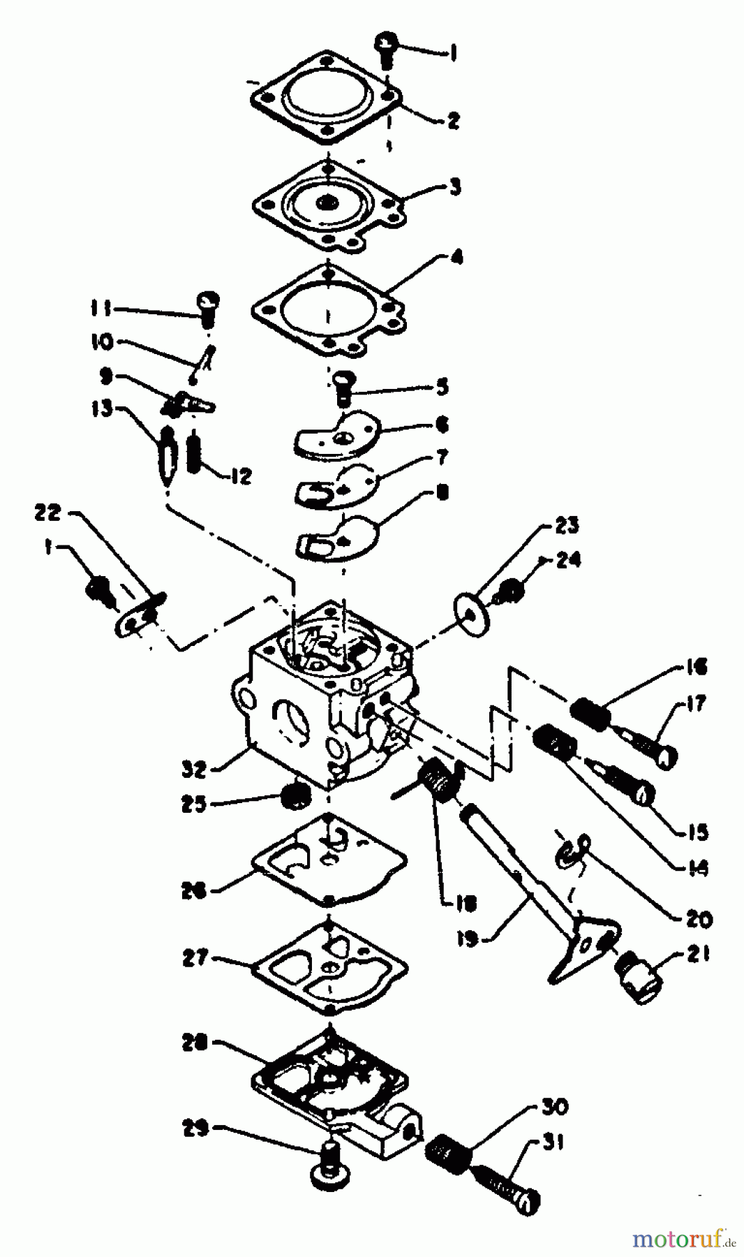  Echo Trimmer, Faden / Bürste SRM-300E1 - Echo String Trimmer Carburetor