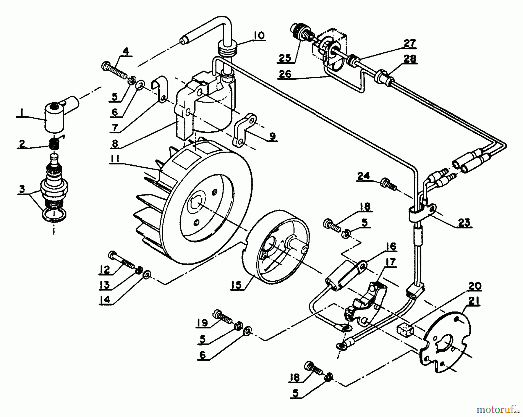 Echo Trimmer, Faden / Bürste SRM-302ADX - Echo String Trimmer Ignition