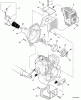 Echo SRM-311S - String Trimmer, S/N:S74512001001 - S74512999999 Ersatzteile Engine Cover, Fan Case, Clutch