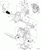 Echo SRM-311U - String Trimmer/Brush Cutter, S/N:S75112001001 - S7511299999 Ersatzteile Engine Cover, Fan Case, Clutch