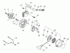 Echo SRM-360SL - String Trimmer, S/N: S00836001001 - S00836999999 Ersatzteile Starter, Magneto, Clutch(Sr/Nr 36003114 and after)