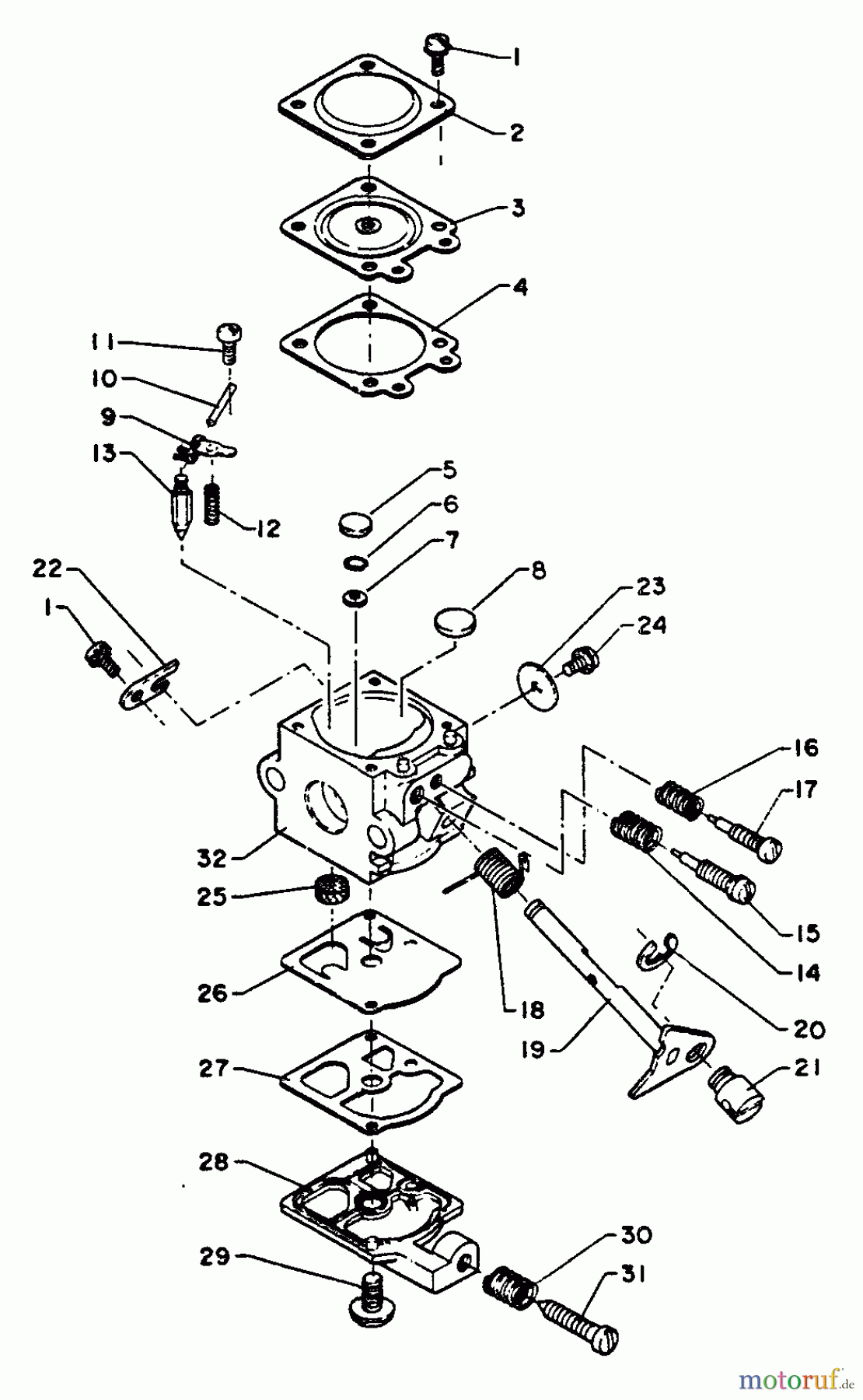 Echo Trimmer, Faden / Bürste SRM-400AE - Echo String Trimmer Carburetor