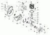 Echo SRM-400BE - String Trimmer Ersatzteile Engine, Crankcase, Fan Housing, Cover