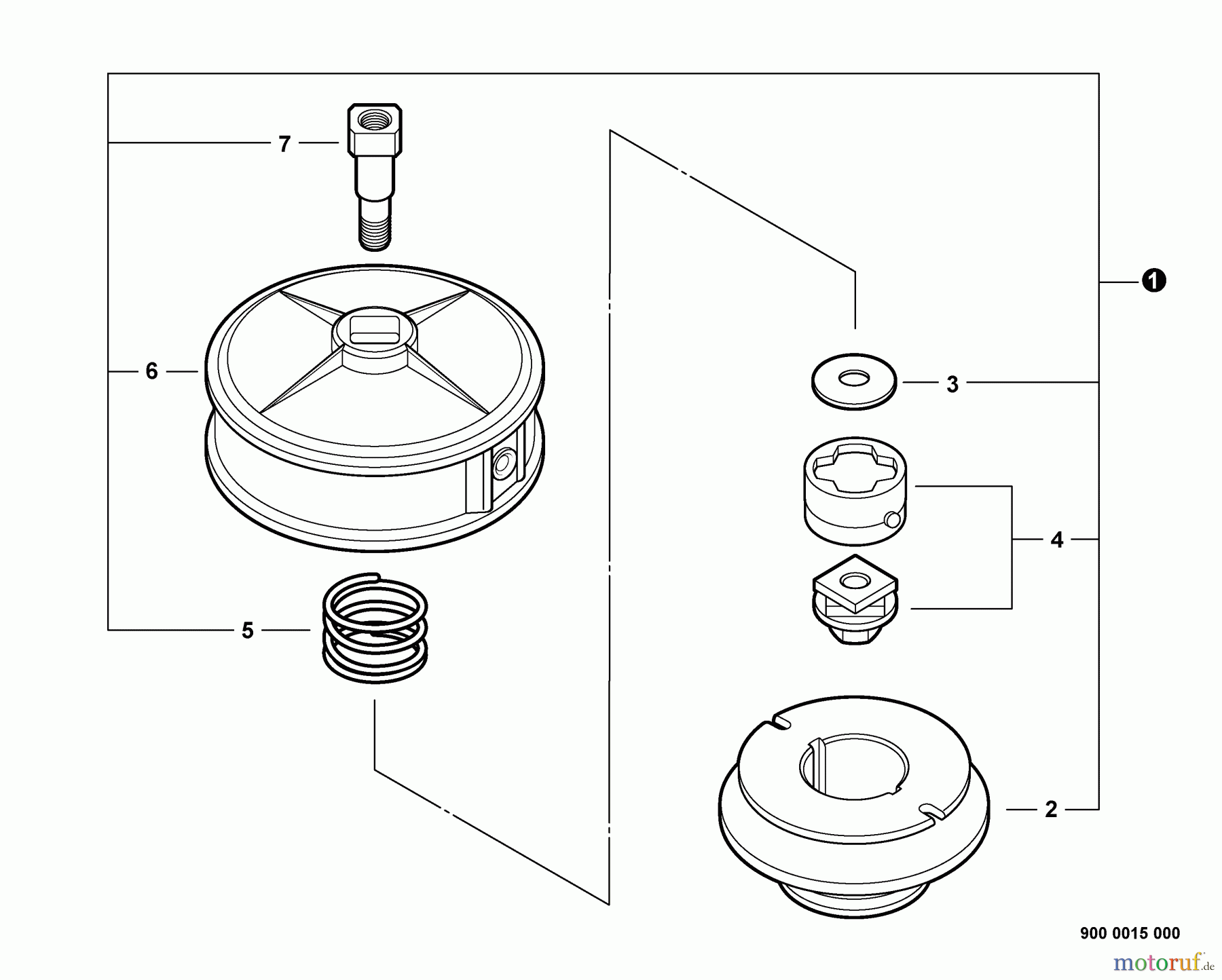  Echo Trimmer Zubehör 21560050 - Echo ECHOmatic Head ECHOmatic Head -- 21560050