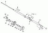 Echo SRM-4600 - String Trimmer/Brush Cutter Ersatzteile Driveshaft, Clutch Housing