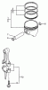 Echo TP-2000 - Trash Pump Ersatzteile Connecting Rod, Piston