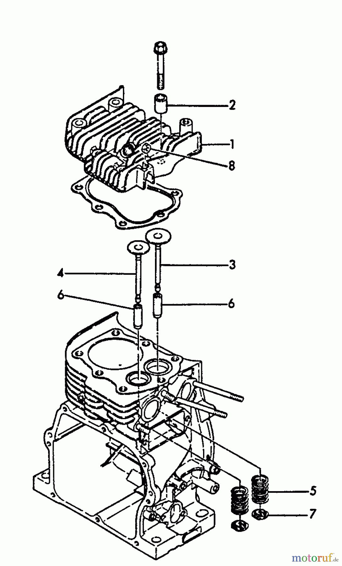 Echo Wasserpumpen TP-3000 - Echo Trash Pump Cylinder Head