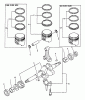 Echo WP-1500 - Water Pump, S/N: 02432 - 99999 Ersatzteile Bearing, Crank, Piston, Rod