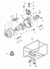 Echo WP-2001 - Water Pump, S/N: 2612575 - 9999999 Ersatzteile Pump, Frame