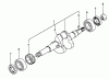 Echo WP-3000 - Water Pump, S/N: F7299 - F9999 Ersatzteile Crankshaft, Main Bearing
