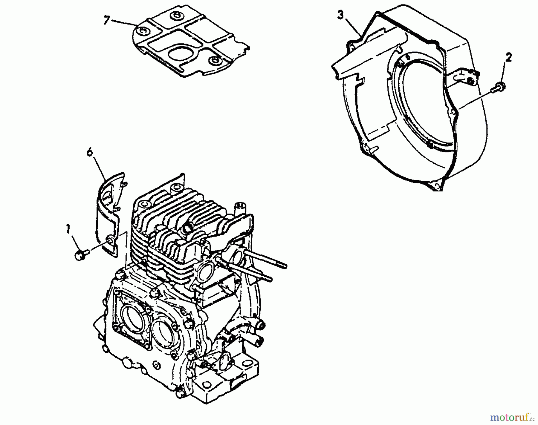 Echo Wasserpumpen WP-3000 - Echo Water Pump, S/N: F7299 - F9999 Fan Housing
