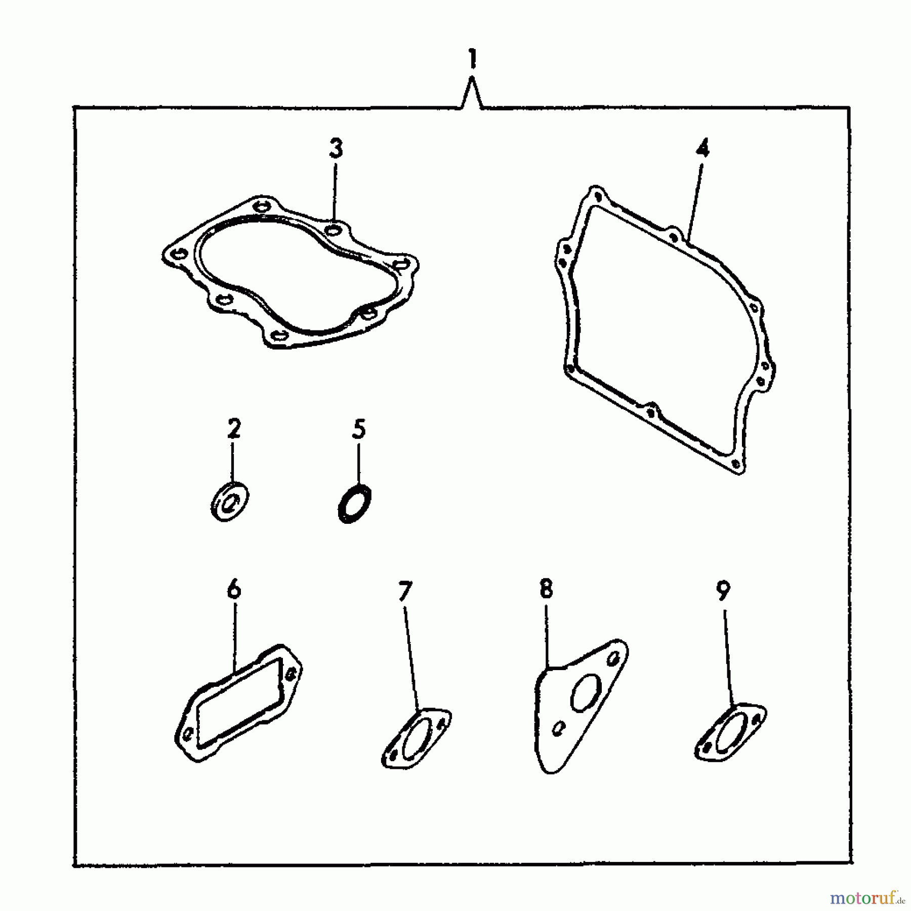 Echo Wasserpumpen WP-3000 - Echo Water Pump, S/N: F7299 - F9999 Gasket Kit