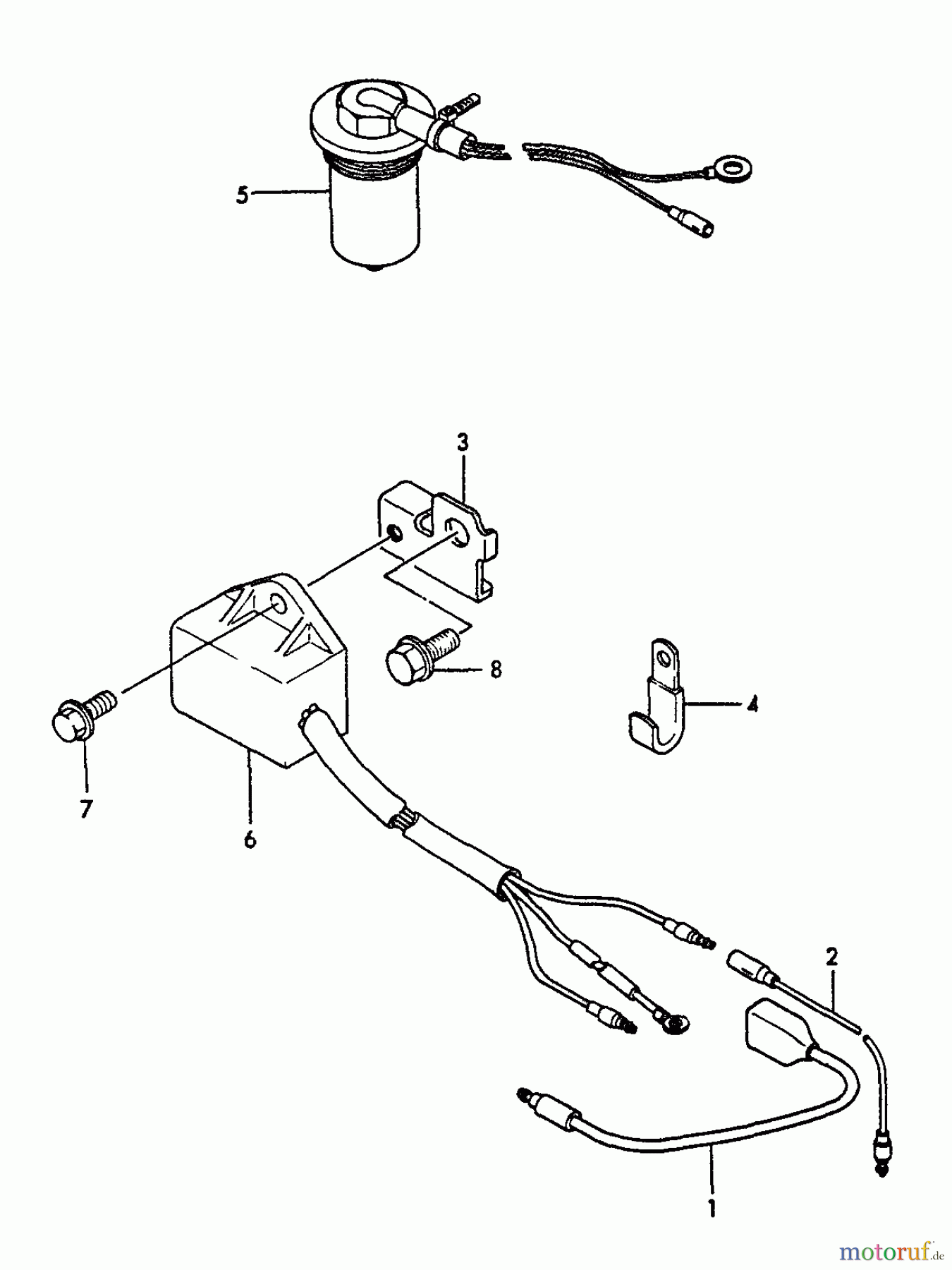 Echo Wasserpumpen WP-3000 - Echo Water Pump, S/N: F7299 - F9999 Oil Sensor