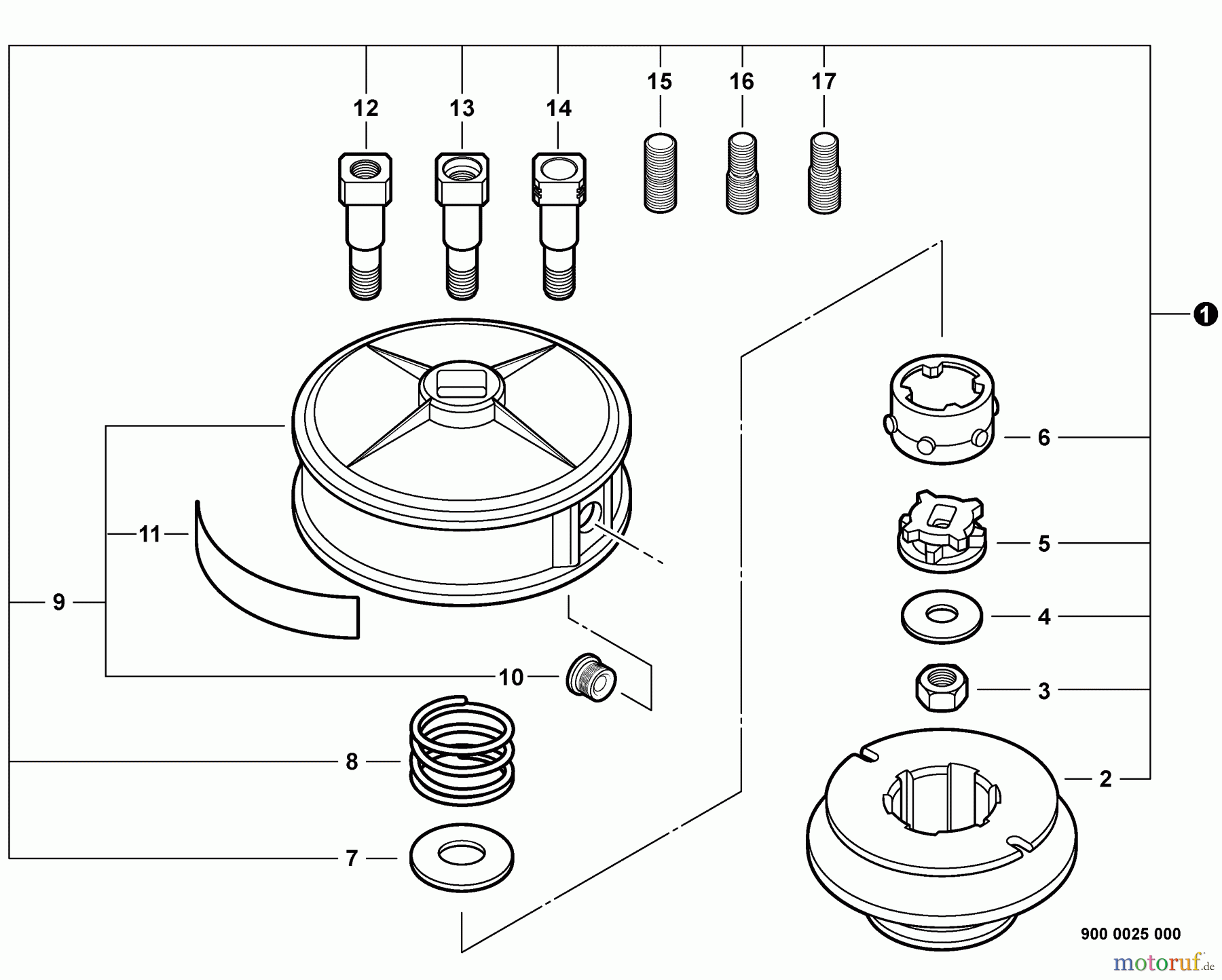  Echo Trimmer Zubehör 21560070 - Echo ECHOmatic Head ECHOmatic Head -- 21560070