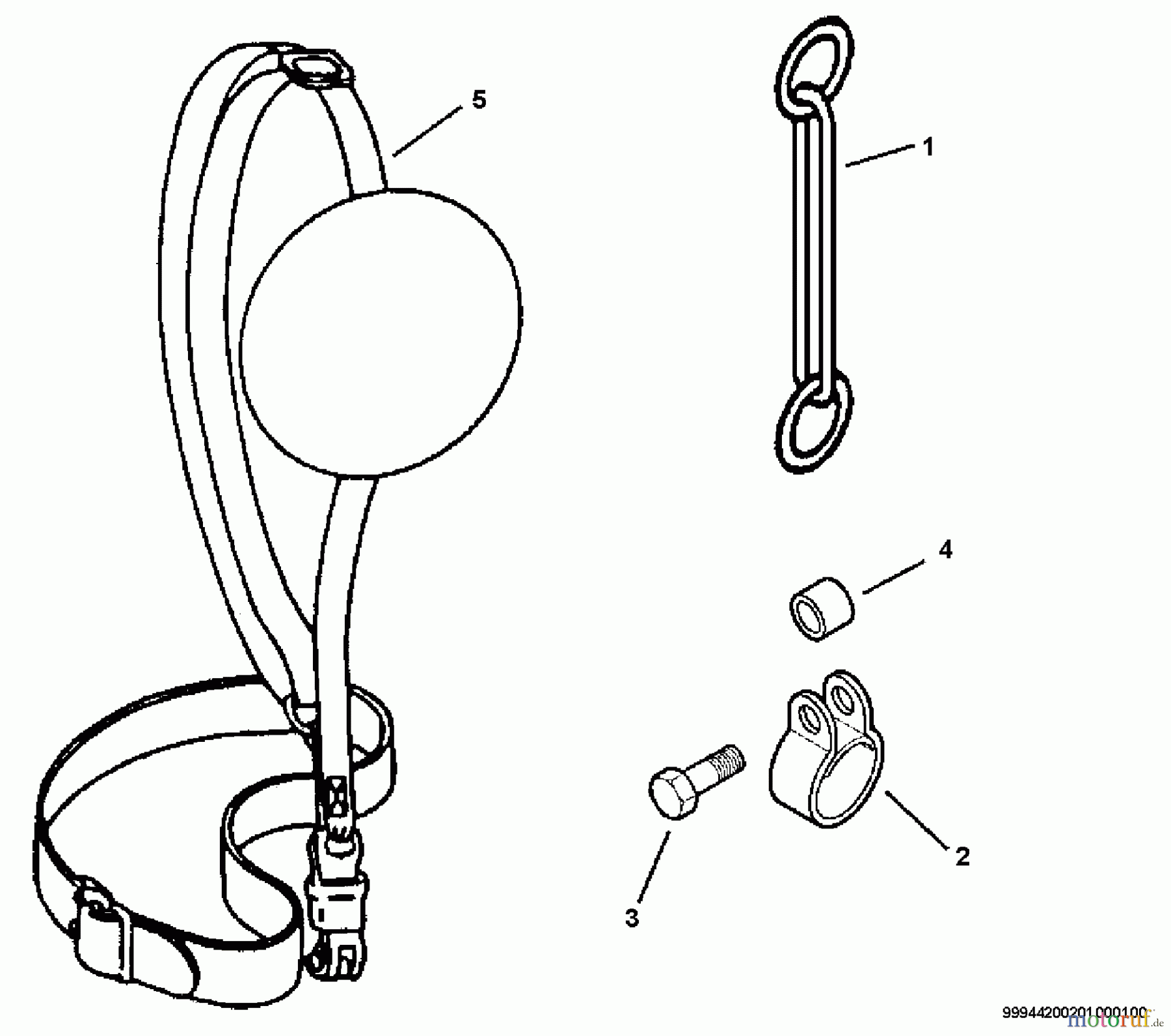  Echo Trimmer Zubehör 99944200201 - Echo GT Shoulder Harness Kit GT Shoulder Harness Kit