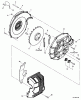 Echo PB-403H - Back Pack Blower, S/N: 09001001 - 09999999 Ersatzteile Fan Case, Blower Fan, Engine Cover