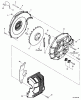 Echo PB-413H - Back Pack Blower, S/N: P06413001001 - P06413999999 Ersatzteile Fan Case, Blower Fan, Engine Cover