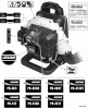 Echo PB-403H - Back Pack Blower, S/N: 03001001 - 03999999 Ersatzteile Labels
