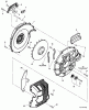 Echo PB-4600 - Back Pack Blower, S/N 001001 - 059918 Ersatzteile Fan Case, Blower Fan, Engine Cover