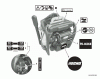 Echo PB-460LN - Back Pack Blower, S/N: P06613001001 - P06613999999 Ersatzteile Labels