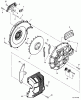 Echo PB-4600 - Back Pack Blower (Type 1E) Ersatzteile Fan Case, Blower Fan, Engine Cover