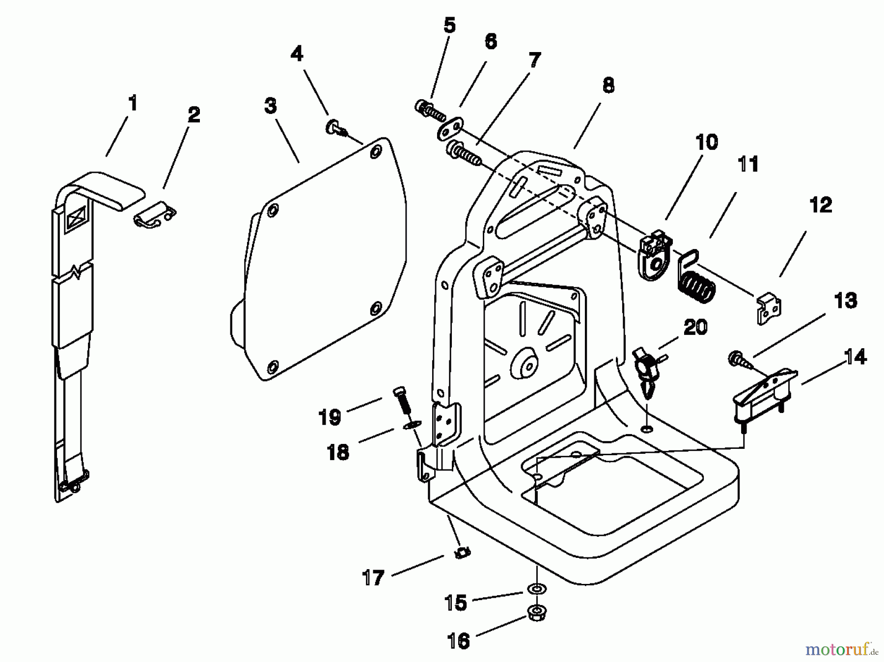 Echo Bläser / Sauger / Häcksler / Mulchgeräte	 PB-500 - Echo Back Pack Blower, S/N: P02837001001 - P02837002000 Backpack Harness