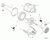 Echo PAS-225 - Power Unit, Ersatzteile Blower Attachment
