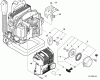 Echo PB-500H - Back Pack Blower, S/N: P02112001001 - P02112999999 Ersatzteile Engine Cover, Cylinder Cover, Starter