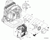Echo PB-500T - Back Pack Blower, S/N: P32911001001 - P32911999999 Ersatzteile Engine Cover, Cylinder Cover, Starter