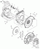 Echo PB-500H - Back Pack Blower, S/N: P02112001001 - P02112999999 Ersatzteile Fan Case, Blower Fan, Leaf Gaurd
