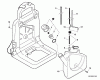 Echo PB-500H - Back Pack Blower, S/N: P02112001001 - P02112999999 Ersatzteile Fuel System
