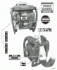 Echo PB-6000 - Back Pack Blower (Type 1E) Ersatzteile Labels