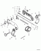 Echo PB-6000 - Back Pack Blower (Type 1E) Ersatzteile Tube Mount Throttle  S/N: 001001 - 051700