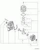 Echo PB-6000 - Back Pack Blower (Type 1E) Ersatzteile Engine, Short Block -- SB1020  S/N: 038160 - 999999