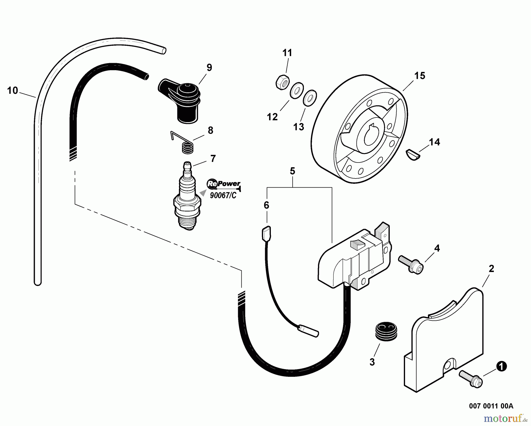 Echo Bläser / Sauger / Häcksler / Mulchgeräte PB-4600 - Echo Back Pack Blower, S/N 059919 - 999999 Ignition