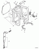 Echo PB-610 - Back Pack Blower, S/N: 10001001 - 10999999 Ersatzteile Backpack Frame, Harness