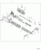Echo PB-460LN - Back Pack Blower, S/N: P06613001001 - P06613999999 Ersatzteile Hip Mount Throttle